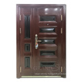 China Made Manufacture Victorian Design Style Solid Durable Security Steel Door For Project Building Entrance